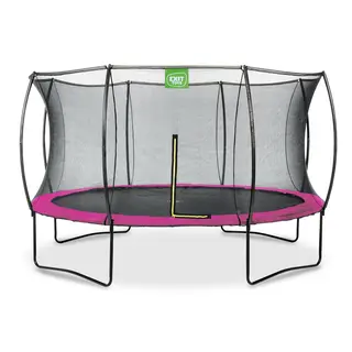 EXIT Silhouette trampoline 427 cm | Sikkerhetsnett |  Rosa