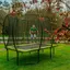 EXIT Silhouette trampoline 214 x 305 cm | Grønn | Sikkerhetsnett 