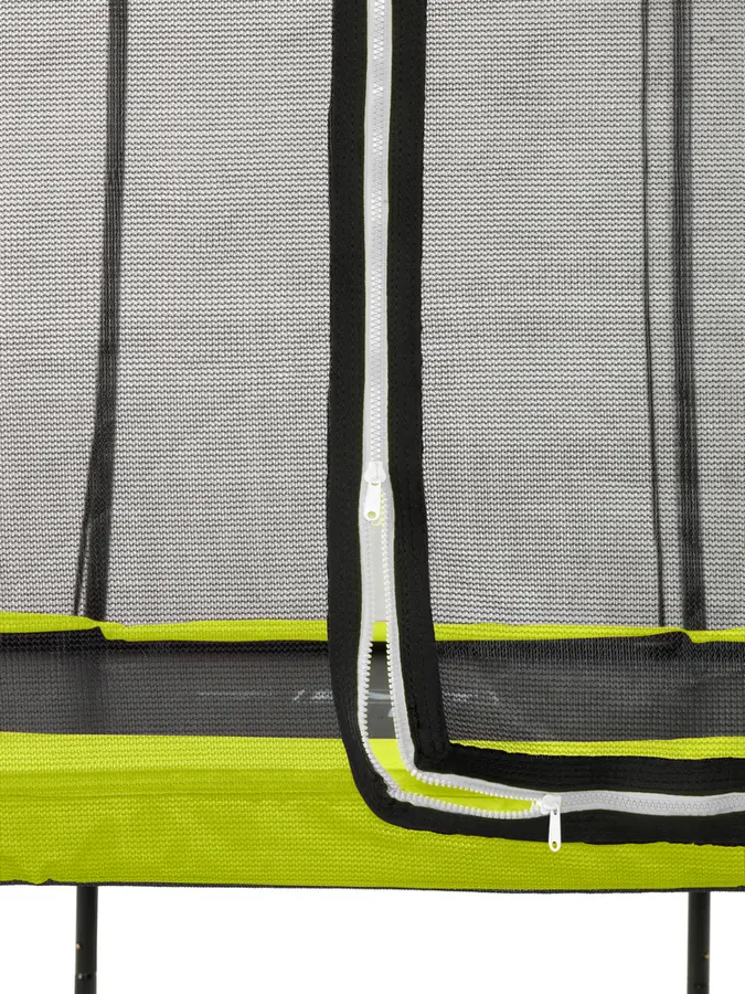 EXIT Silhouette bakketrampoline 366 cm | Lime | Inkl. sikkerhetsnett 