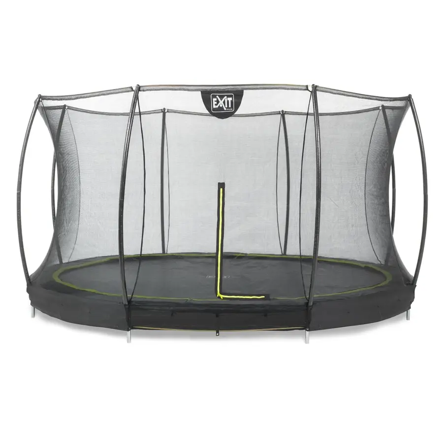 EXIT Silhouette bakketrampoline 427 cm | Svart | Inkl. sikkerhetsnett 