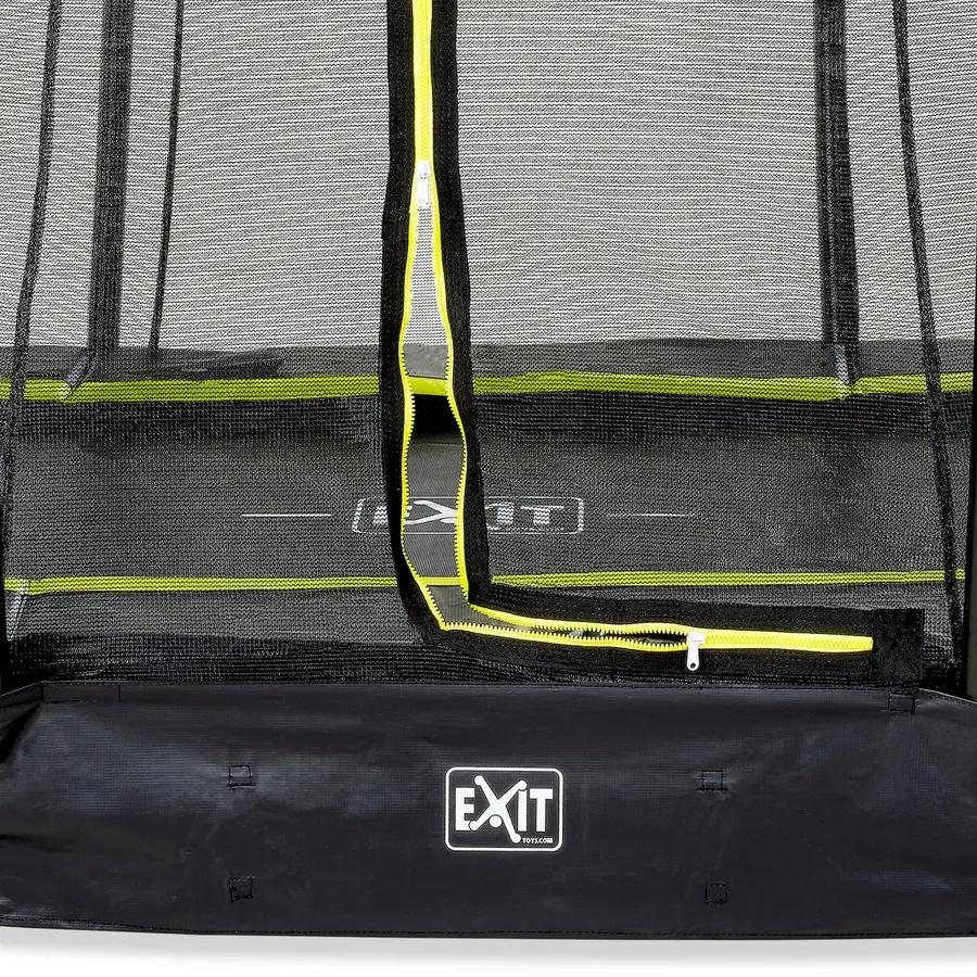 EXIT Silhouette bakketrampoline 153 x 214 cm | Svart | Sikkerhetsnett 