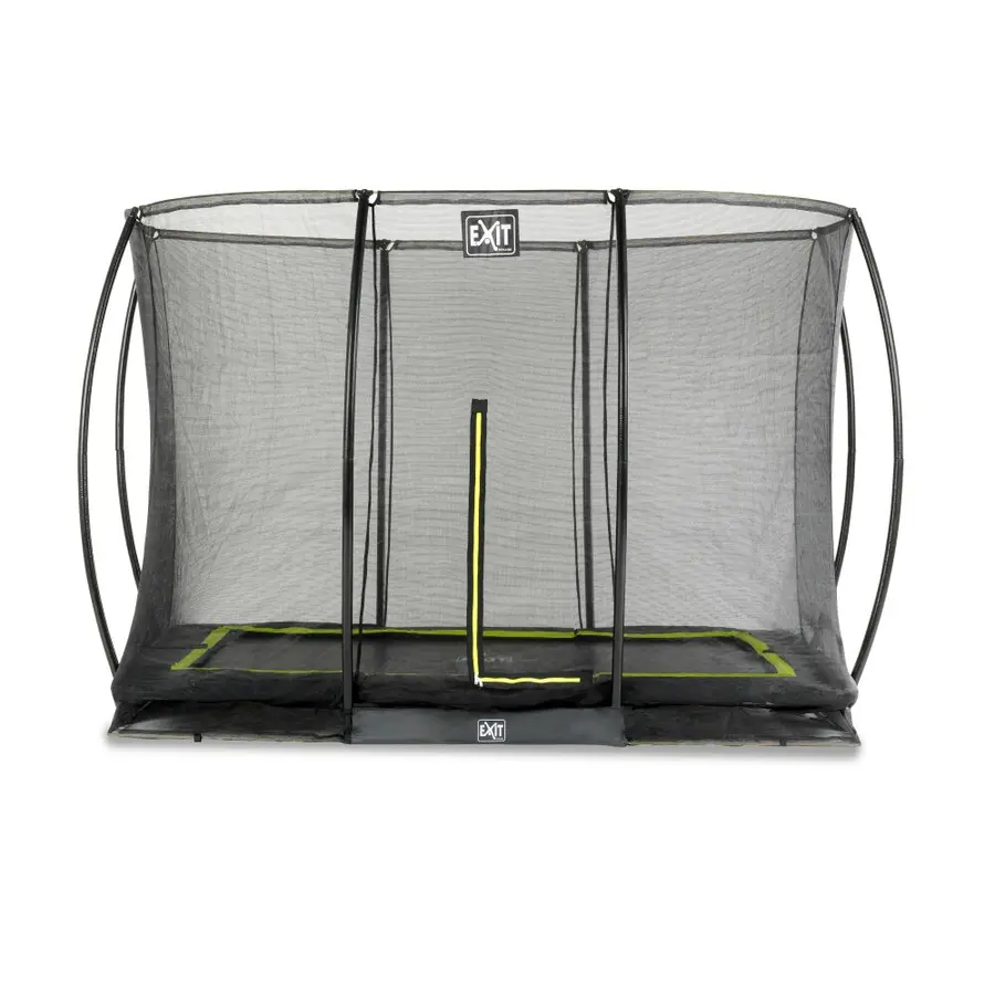 EXIT Silhouette bakketrampoline 214 x 305 cm | Svart | Sikkerhetsnett 
