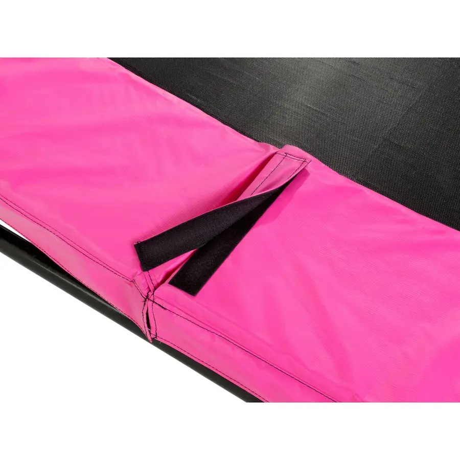 EXIT Silhouette bakketrampoline 214 x 305 cm | Rosa | Sikkerhetsnett 