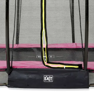 EXIT Silhouette bakketrampoline 214 x 305 cm | Rosa | Sikkerhetsnett