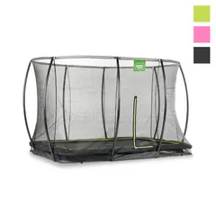 EXIT Silhouette bakketrampoline 214 x 305 cm | Inkl. sikkerhetsnett