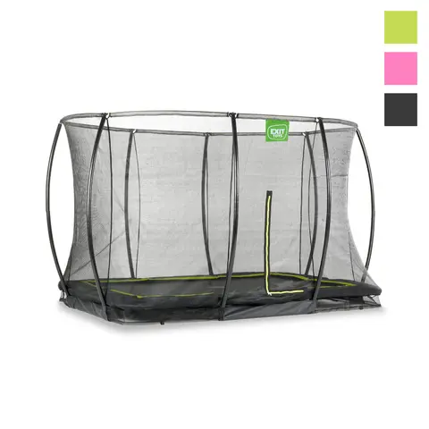 EXIT Silhouette bakketrampoline 214 x 305 cm | Inkl. sikkerhetsnett
