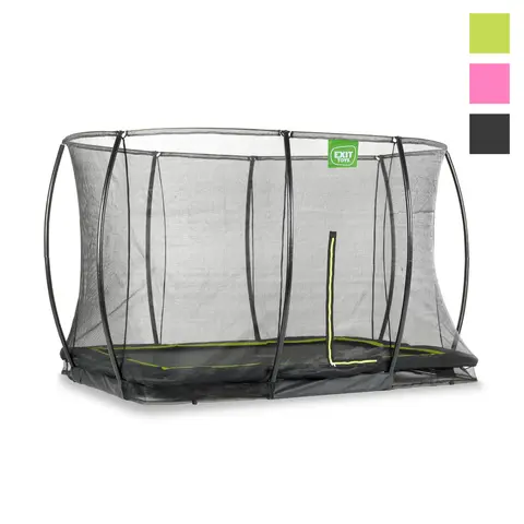 EXIT Silhouette bakketrampoline 244 x 366 cm | Inkl. sikkerhetsnett