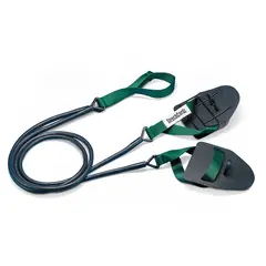 StrechCordz med Paddles | Gr&#248;nn Medium motstand | 3,6 - 10,8kg