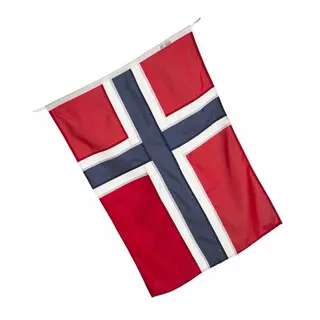 Norsk flagg passer til balkongstang