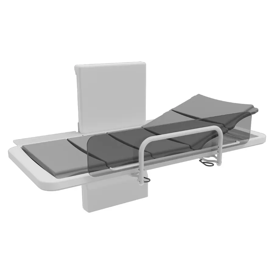 Dusjstellebord med ryggstøtte 146 cm El.| Justerbar|Vegghengt | Ryggstøtte 