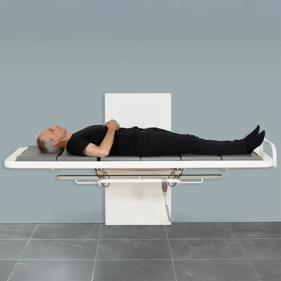 Dusjstellebord med ryggstøtte 146 cm El.| Justerbar|Vegghengt | Ryggstøtte 