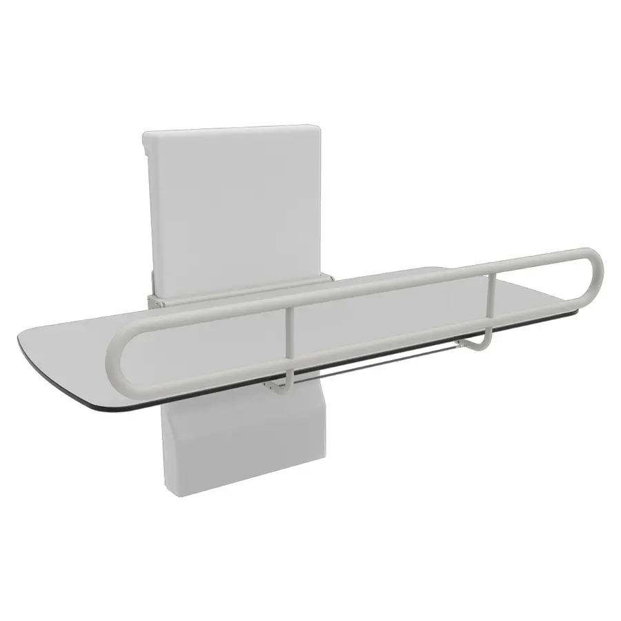 Stellebord med sengehest 120 cm El. | Justerbar| Vegghengt | Sengehest 