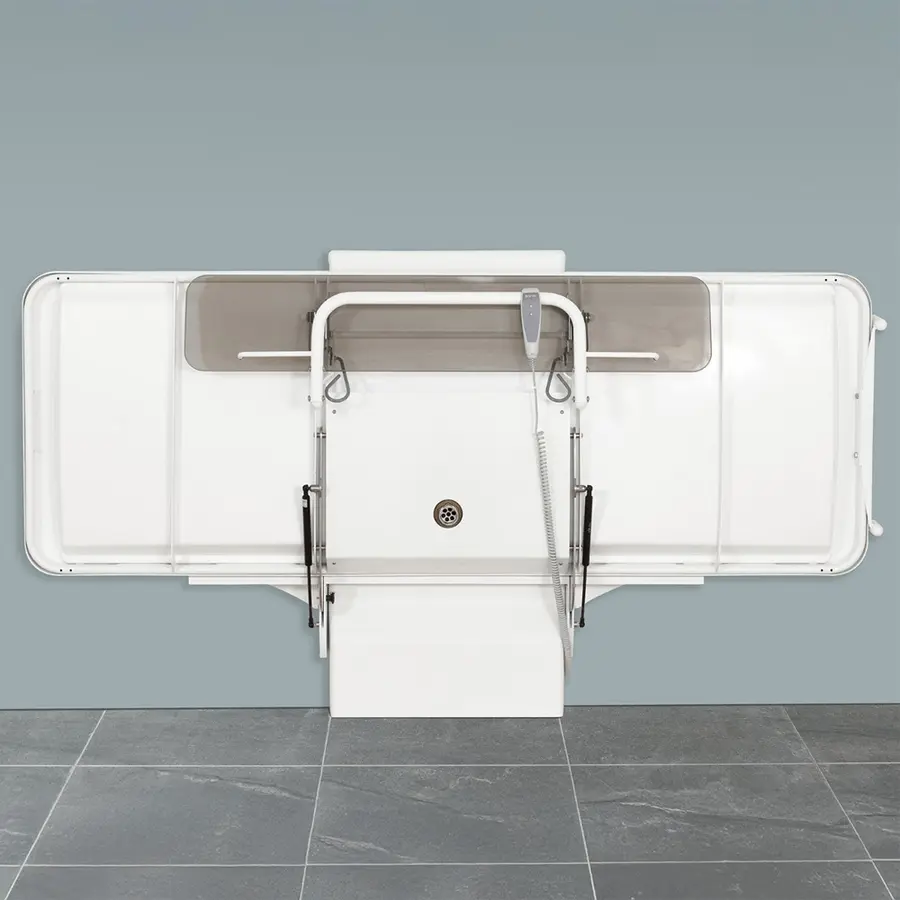 Dusjstellebord AddLife EasyCare 146 cm El.| Justerbar|Vegghengt 