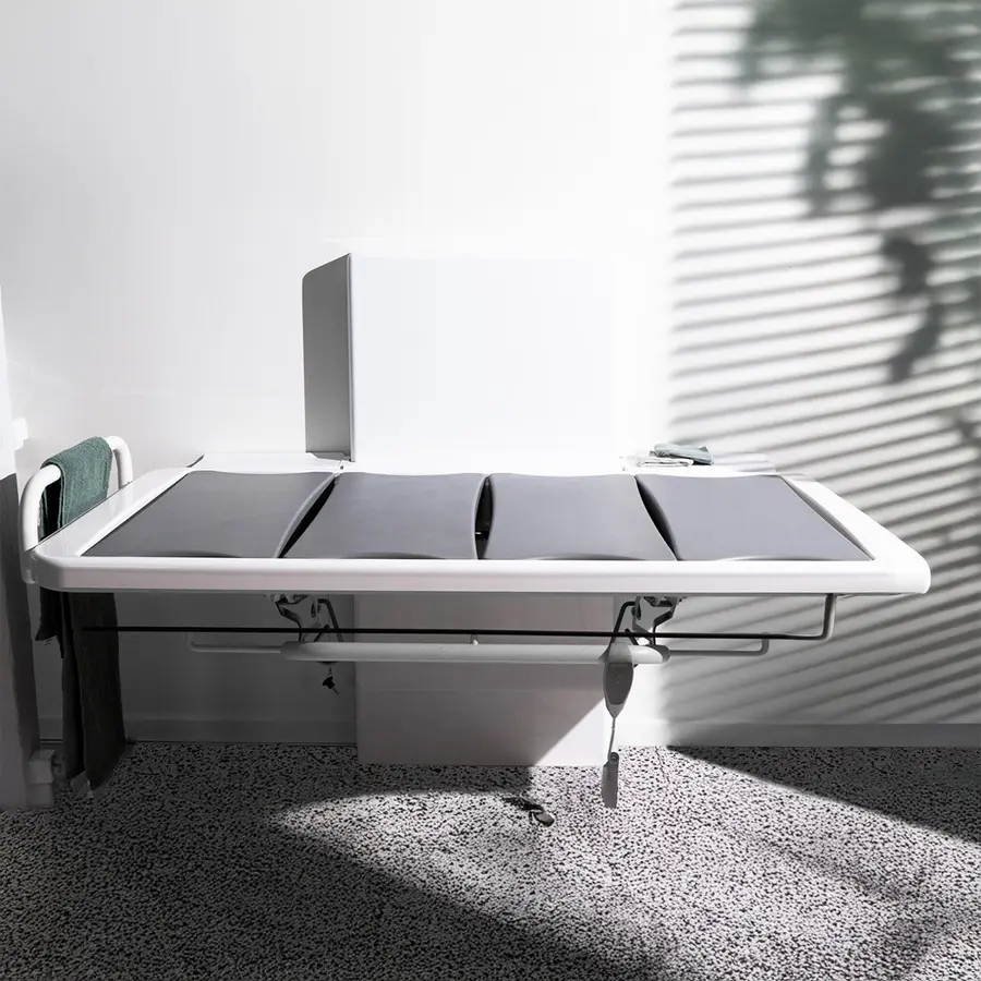 Dusjstellebord AddLife EasyCare 146 cm El.| Justerbar|Vegghengt 