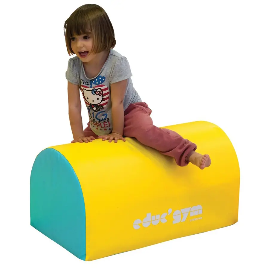 Educ'Gym Skummodul Halv Sylinder 70x39x37 cm 