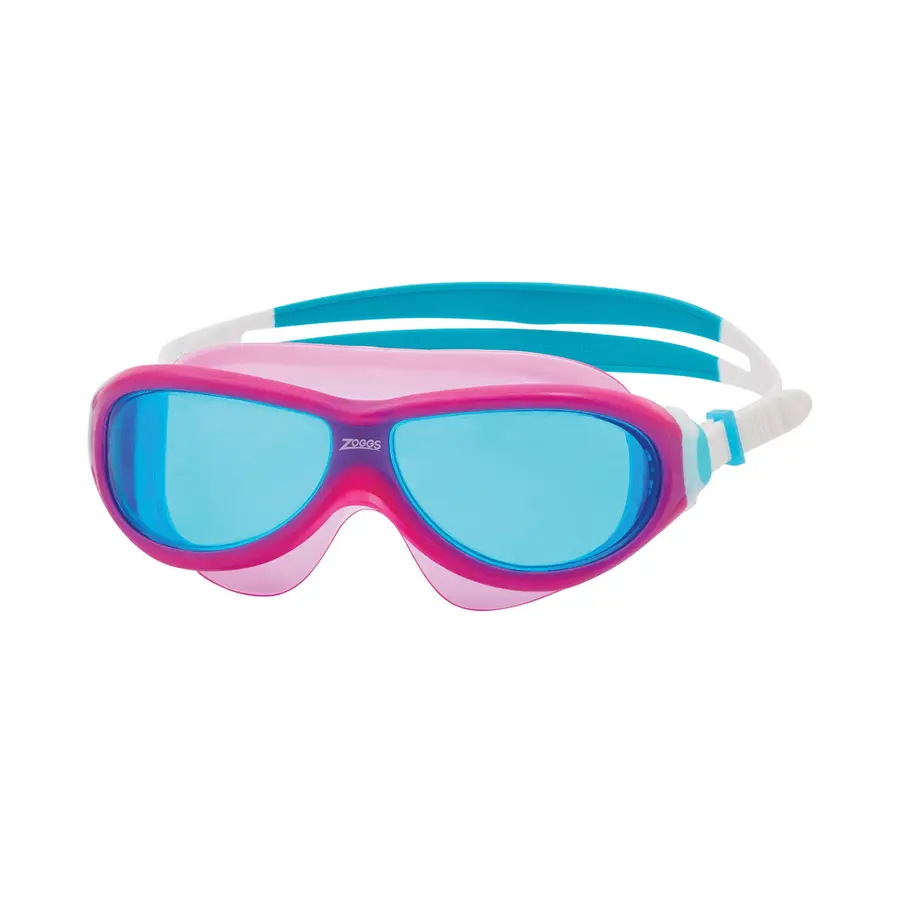 Phantom Junior Mask Svømmebrille Zoggs 6-14 år | Blå linse | Dykkermaske 