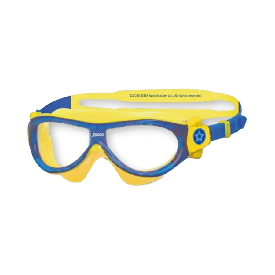 Paw Patrol CHASE Svømmebrille Zoggs 2-6 år | Kids Mask | Klar linse 