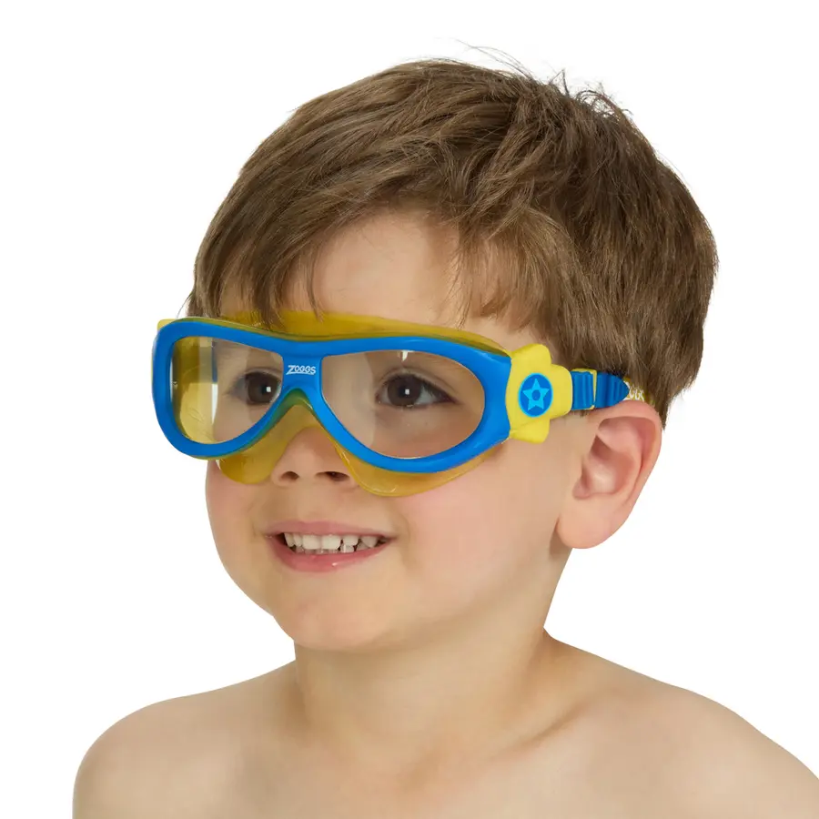 Paw Patrol CHASE Svømmebrille Zoggs 2-6 år | Kids Mask | Klar linse 