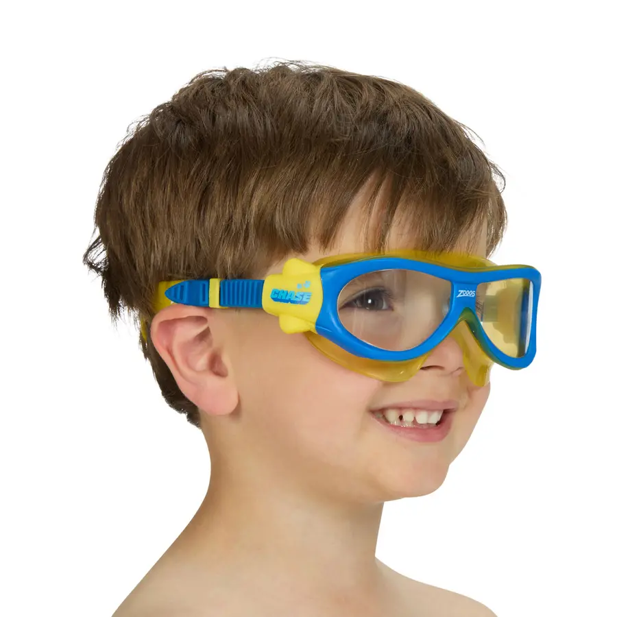 Paw Patrol CHASE Svømmebrille Zoggs 2-6 år | Kids Mask | Klar linse 