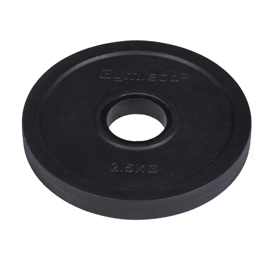 Vektskive Gymleco Olympisk - 2,5 kg Hull: 50 mm | Svart 