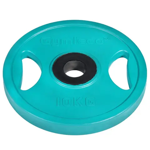 Vektskive Gymleco Olympisk - 10 kg Hull: 50 mm | Gr&#248;nn