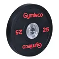 Vektskive Gymleco Bumper Plates 25 kg Hull: 50 mm | Svart