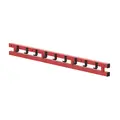 Knaggrekke | 9 knagger Rød | 150 cm