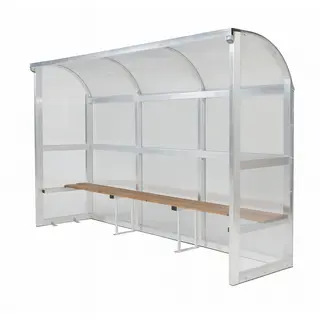 Innbytterbenk Alu/plexi/polykarbonat | Med sittebenk