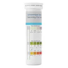Teststrimler for svømmebasseng 3-i-1 50 stk | Klor, alkalinitet og pH