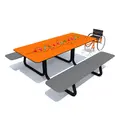 Piknikbord Festo Lumo Tilpasset rullestol | Lekeplass
