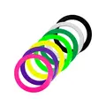 MB Sjongleringsring | 32 cm Solide ringer i flotte farger