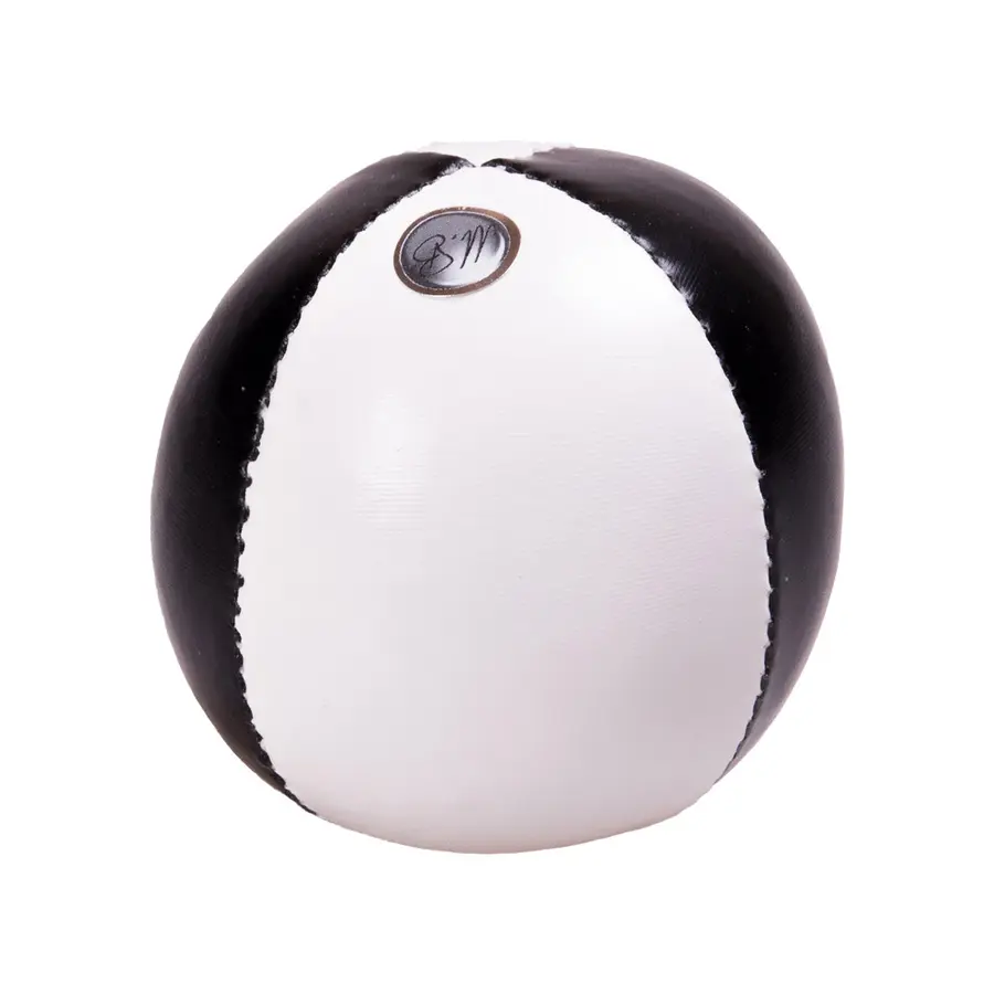 MB Sjongleringsball 110 g | Fluo Hvit | 2-farget | Fluoriserende 