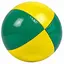 MB Sjongleringsball 130 g | Fluo Grønn 1 stk | 2-farget | Fluoriserende 