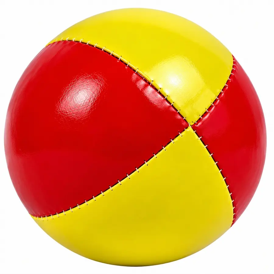 MB Sjongleringsball 130 g | Fluo Rød 1 stk | 2-farget | Fluoriserende 