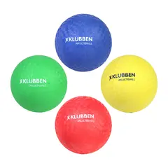 Klubben Multiball sett | 15 cm 4 ulike farger | 4 stk