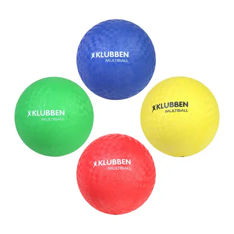 Klubben Multiball sett | 15 cm 4 ulike farger | 4 stk