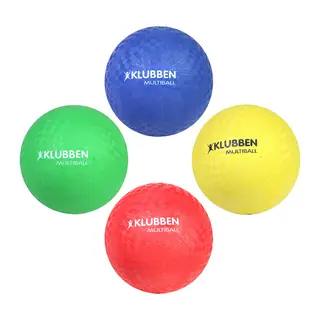 Klubben Multiball sett | 21 cm 4 ulike farger | 4 stk