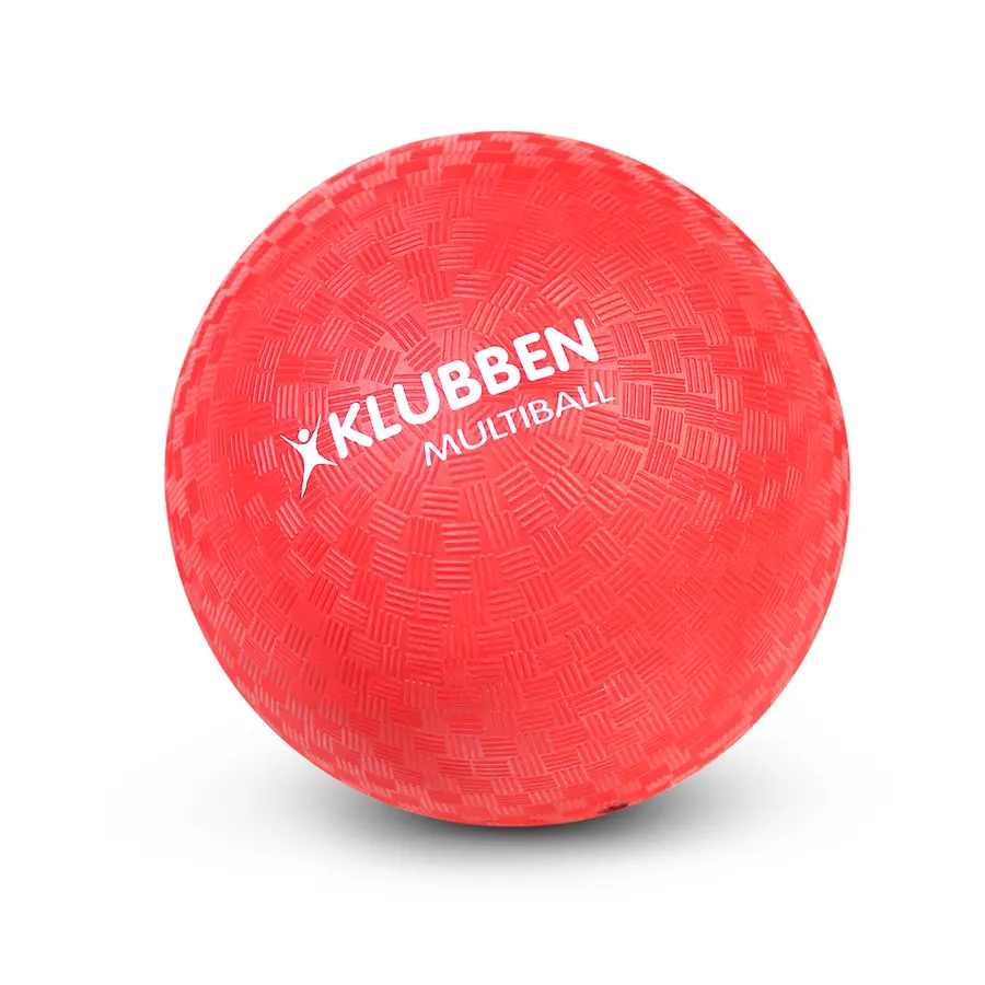 Klubben Multiball 21 cm | Rød Ball til lek, trening og aktivitet 