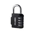 Hengelås Klubben med kode Svart kodelås - 4 sifret tallkombinasjon
