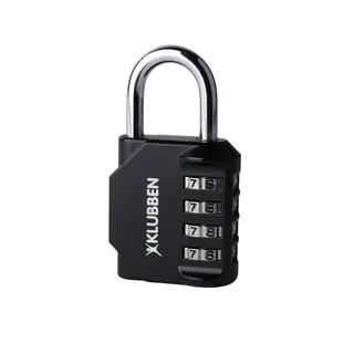 Hengelås Klubben med kode Svart kodelås - 4 sifret tallkombinasjon