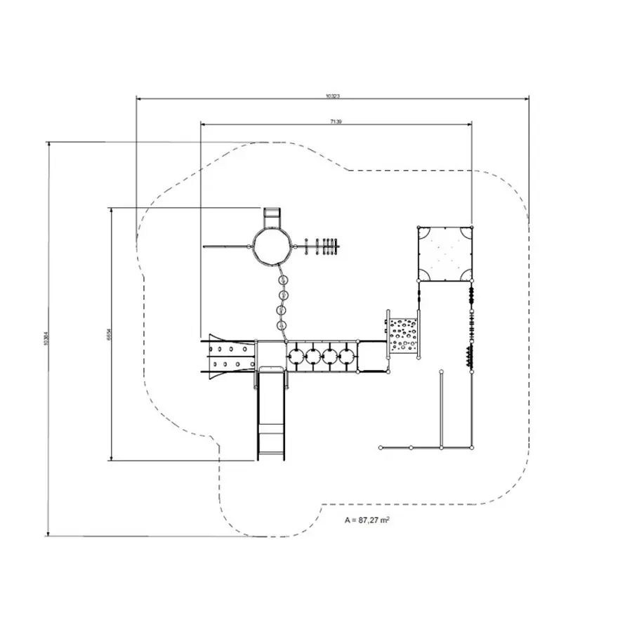 Lekestativ Rullestol DOMO-| 1-2 Tilpasset Rullestol | Lekeplass 