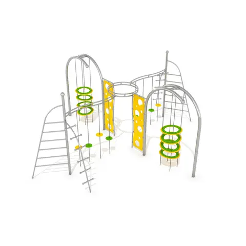 Klatrestativ Eskalo 7 | Rustfritt st&#229;l Til skoler og lekeplasser