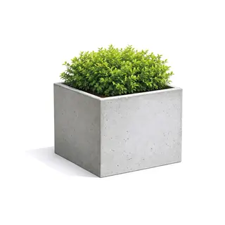 Blomsterkasse 50 cm Blomsterkasse i betong