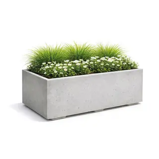 Blomsterkasse 100 cm Blomsterkasse i betong