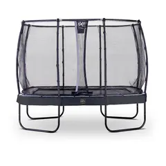 EXIT Elegant Premium trampoline Svart | 214 x 366 cm | sikkerhetsnett