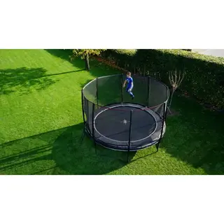 EXIT PeakPro rund trampoline 366 cm | Svart
