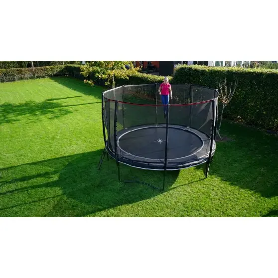 EXIT PeakPro rund trampoline 366 cm | Svart 