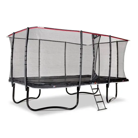 EXIT PeakPro rektangulær trampoline 305 x 518 cm | Med sikkerhetsnett 