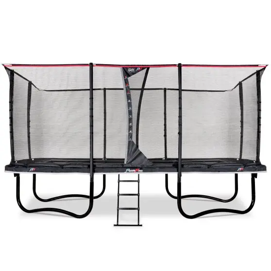 EXIT PeakPro rektangulær trampoline 305 x 518 cm | Med sikkerhetsnett 