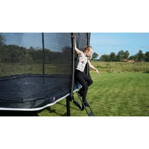 EXIT PeakPro rektangul&#230;r trampoline 305 x 518 cm | Med sikkerhetsnett
